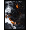 Quadro Poster Art Digital Alcohol Ink 3411
