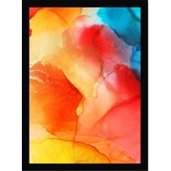 Quadro Poster Art Digital Alcohol Ink 3417