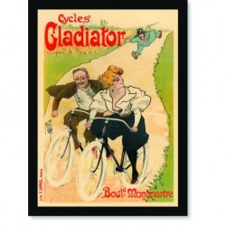 Quadro Poster The Belle Epoque Cycles Gladiator