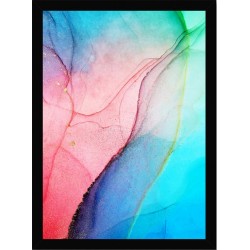 Quadro Poster Art Digital Alcohol Ink 3420