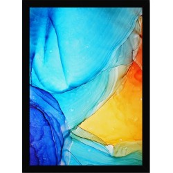 Quadro Poster Art Digital Alcohol Ink 3421