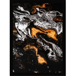 Quadro Poster Art Digital Alcohol Ink 3422