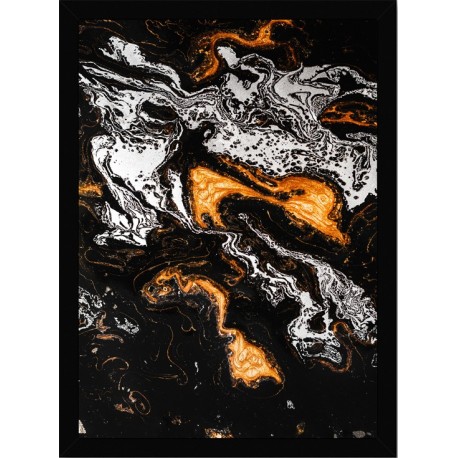 Quadro Poster Art Digital Alcohol Ink 3422