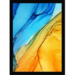 Quadro Poster Art Digital Alcohol Ink 3423