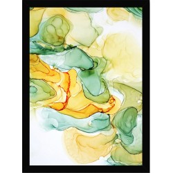 Quadro Poster Art Digital Alcohol Ink 3429