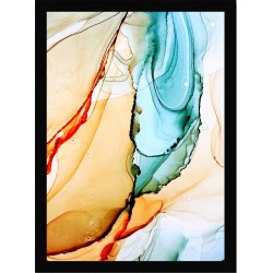 Quadro Poster Art Digital Alcohol Ink 3430