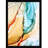 Quadro Poster Art Digital Alcohol Ink 3430