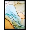 Quadro Poster Art Digital Alcohol Ink 3433