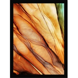 Quadro Poster Art Digital Alcohol Ink 3437