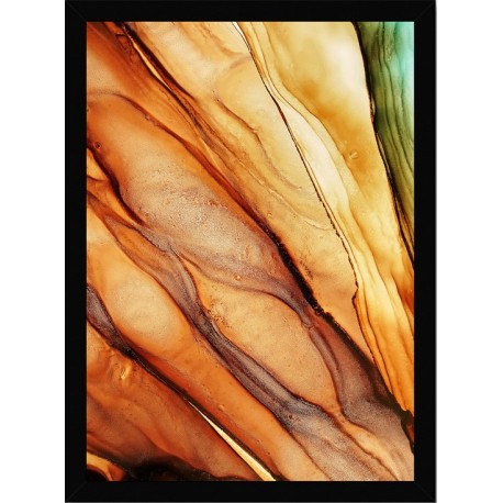 Quadro Poster Art Digital Alcohol Ink 3437