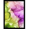 Quadro Poster Art Digital Alcohol Ink 3441