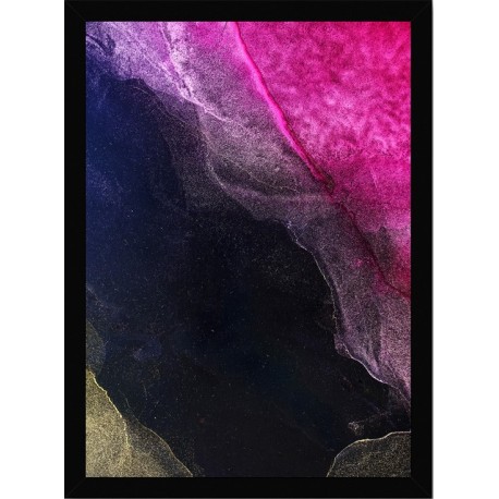 Quadro Poster Art Digital Alcohol Ink 3443