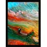 Quadro Poster Art Digital Alcohol Ink 3446