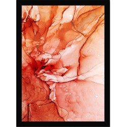 Quadro Poster Art Digital Alcohol Ink 3450