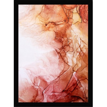 Quadro Poster Art Digital Alcohol Ink 3452