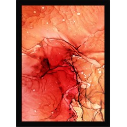 Quadro Poster Art Digital Alcohol Ink 3453