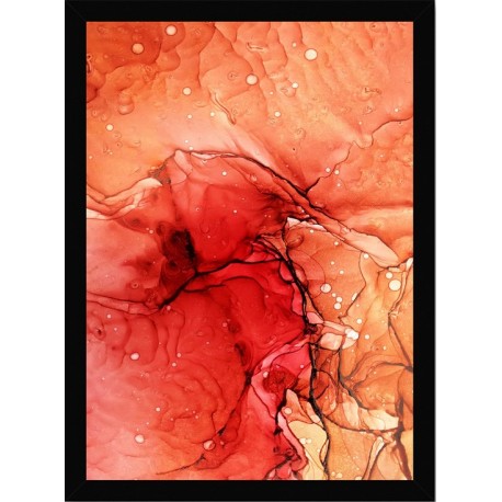 Quadro Poster Art Digital Alcohol Ink 3453