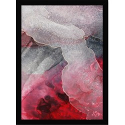 Quadro Poster Art Digital Alcohol Ink 3455