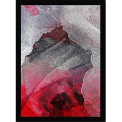 Quadro Poster Art Digital Alcohol Ink 3456
