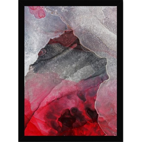 Quadro Poster Art Digital Alcohol Ink 3456
