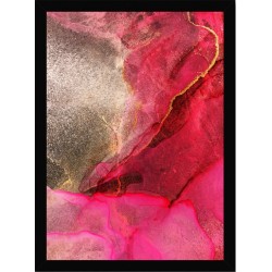 Quadro Poster Art Digital Alcohol Ink 3459