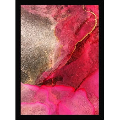 Quadro Poster Art Digital Alcohol Ink 3459