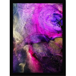 Quadro Poster Art Digital Alcohol Ink 3462