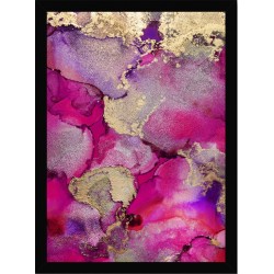 Quadro Poster Art Digital Alcohol Ink 3463