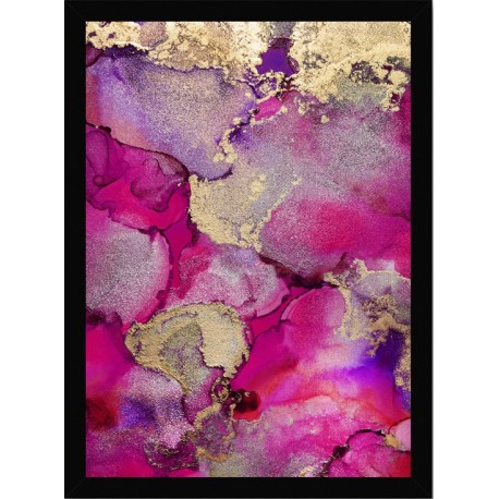 Quadro Poster Art Digital Alcohol Ink 3463