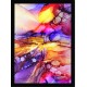 Quadro Poster Art Digital Alcohol Ink 3464