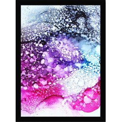 Quadro Poster Art Digital Alcohol Ink 3467