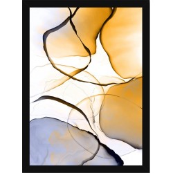 Quadro Poster Art Digital Alcohol Ink 3471