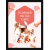 Quadro Poster Animais Cachorro 3500