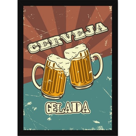 Quadro Poster Bebidas 3636