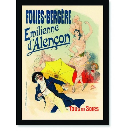 Quadro Poster The Belle Epoque Folies Bergere