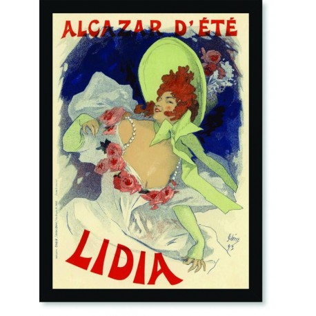Quadro Poster The Belle Epoque Lidia