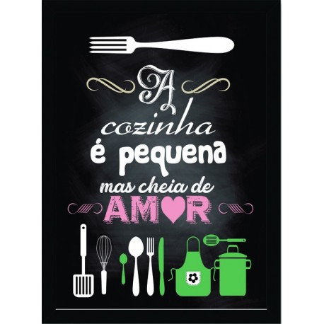 Quadro Poster Cozinha 3837