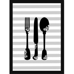 Quadro Poster Cozinha 3908