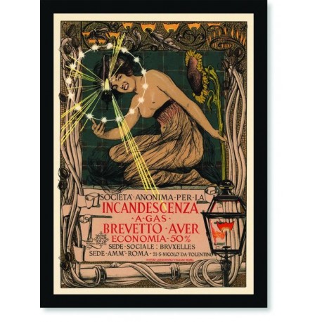 Quadro Poster The Belle Epoque Incandescenza