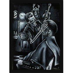 Quadro Poster Art Digital Negocios Barbearia 4027