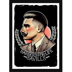 Quadro Poster Art Digital Negocios Barbearia 4031