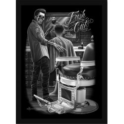 Quadro Poster Art Digital Negocios Barbearia 4034