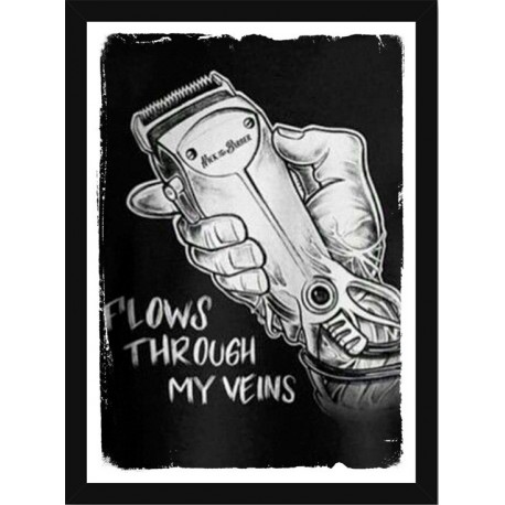 Quadro Poster Art Digital Negocios Barbearia 4039
