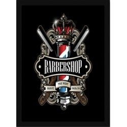 Quadro Poster Art Digital Negocios Barbearia 4041