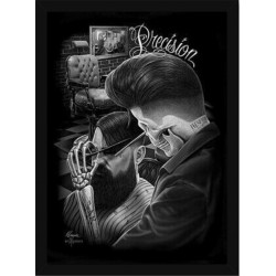 Quadro Poster Art Digital Negocios Barbearia 4045