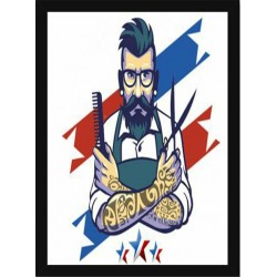 Quadro Poster Art Digital Negocios Barbearia 4048