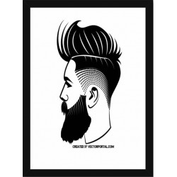Quadro Poster Art Digital Negocios Barbearia 4054