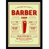 Quadro Poster Art Digital Negocios Barbearia 4066