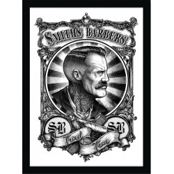 Quadro Poster Art Digital Negocios Barbearia 4068