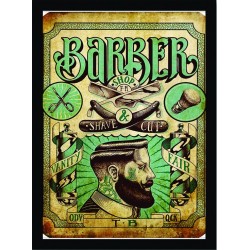 Quadro Poster Art Digital Negocios Barbearia 4069